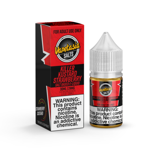 Vapetasia Salts - Killer Kustard Strawberry 30mL