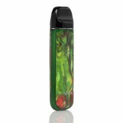smok novo pod system green and red resin
