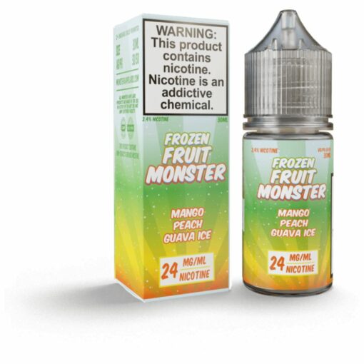 Frozen Fruit Monster Salt TFN Mango Peach Guava ICE 30mL