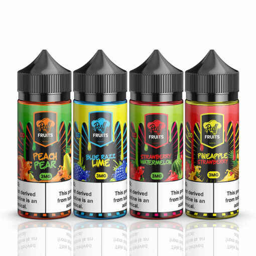 Puff Fruits vape juice family pic