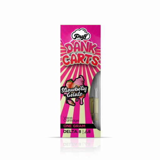 Puff xtrax Delta Dank Carts Strawberry Gelato