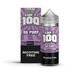 OG Purp Vape Juice by Keep it e liquid