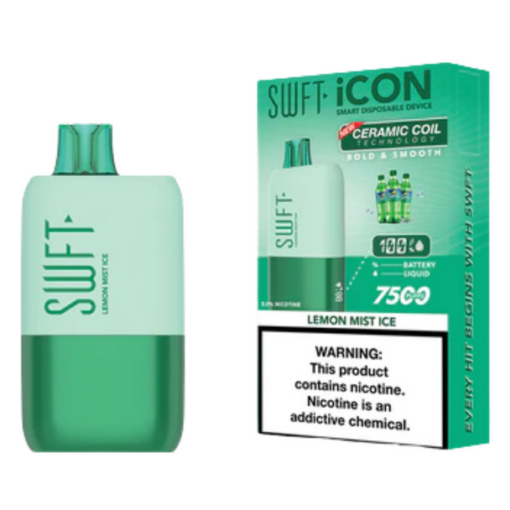 SWFT Icon Disposable Vape | 7500 Puff - Lemon Mist Ice