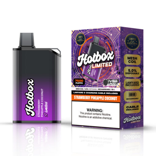 Hotbox Limited Disposable Vape - Strawberry Pineapple Coconut