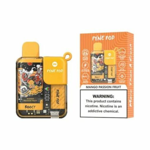 Pyne Pod Boost Disposable Vape 8500 Puffs Mango Passion Fruit