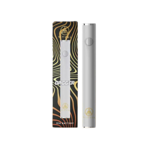 Ritual Dagger 510 Variable Voltage Battery - White