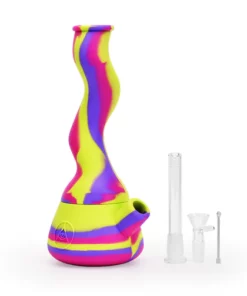 Ritual - 10'' Wavy Silicone Beaker - Miami Sunset