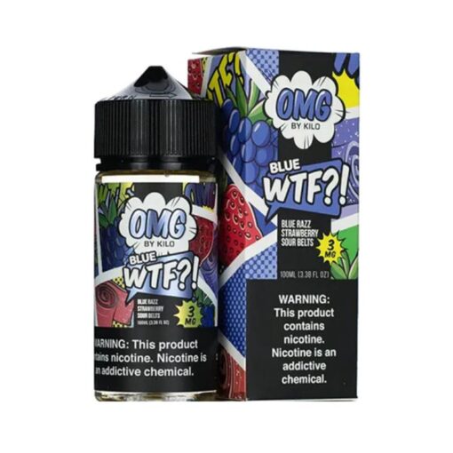 OMG - WTF Blue Razz Sourbelts 100mL