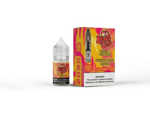 Beach Club Refillable Disposable Vape 25000 - Strawberry Banana Smoothie