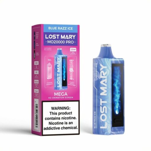 Lost Mary MO20000 PRO Disposable Vape Blue Razz Ice