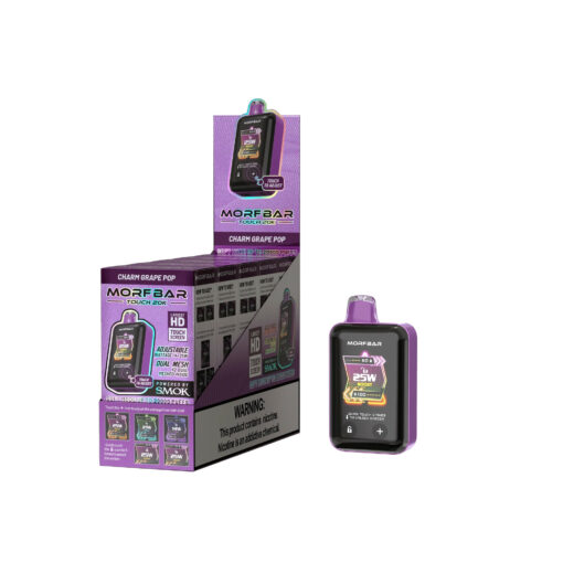 SMOK Morfbar Touch Disposable Vape – 20000 Puffs charmgrapepop