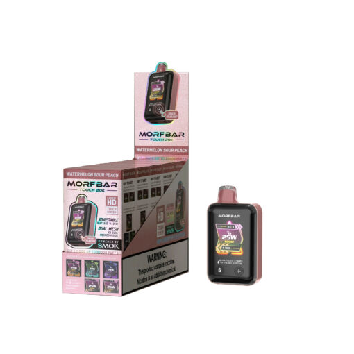 SMOK Morfbar Touch Disposable Vape – 20000 Puffs Watermelon Sour Peach