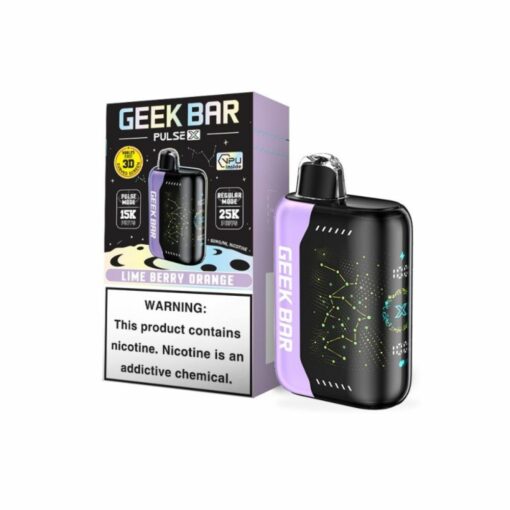 Geek Bar Pulse X Disposable Vape 25000 Puffs Lime Berry Orange