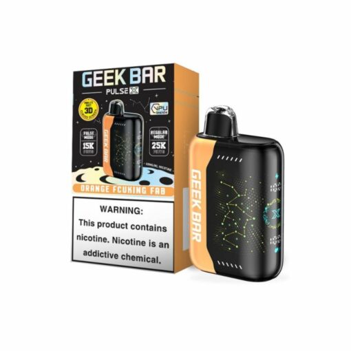 Geek Bar Pulse X Disposable Vape 25000 Puffs Orange Fcuking Fab