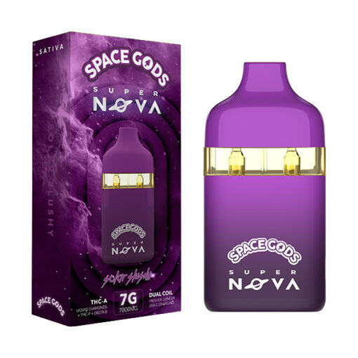 Space Gods - Super Nova D8 + THCA Liquid Diamonds Disposable | 7G - Image 4
