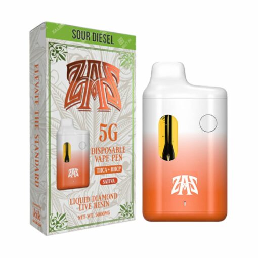 Kalibloom Kik x ZAZ - THC-A + HHC-P Liquid Diamonds Live Resin Disposable | 5G - Image 2