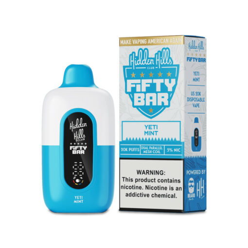 Hidden Hills Club x Fifty Bar Disposable Vape - 20000 Puffs - Image 6
