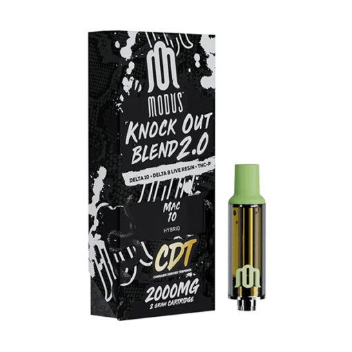 Modus - Knock Out Blend 2.0 D10 + THC-P + D8 + CDT Cartridge | 2G - Image 3