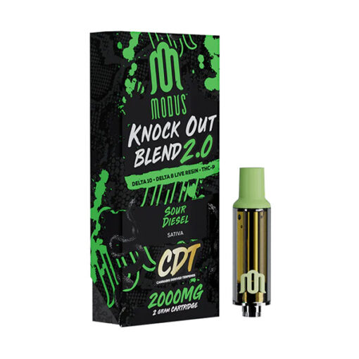 Modus - Knock Out Blend 2.0 D10 + THC-P + D8 + CDT Cartridge | 2G - Image 6