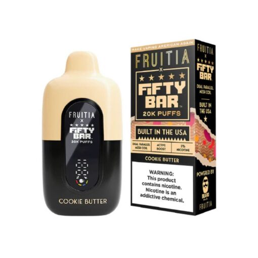 Fifty Bar x Fruitia Disposable Vape - 20000 Puffs - Image 6