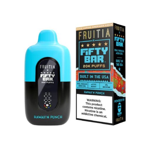 Fifty Bar x Fruitia Disposable Vape - 20000 Puffs - Image 7