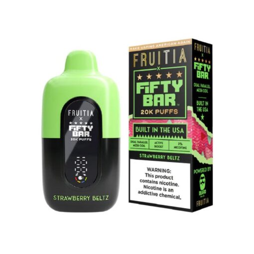 Fifty Bar x Fruitia Disposable Vape - 20000 Puffs - Image 9